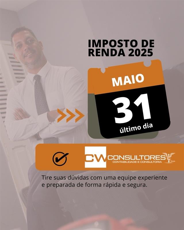 Imposto de Renda 2025 - CW Consultores